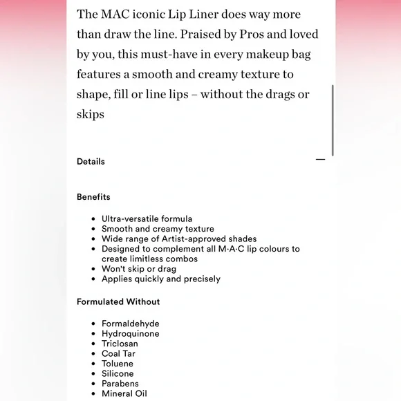 MAC ‘Chestnut’ Lip Liner Pencil - Picture 6 of 7